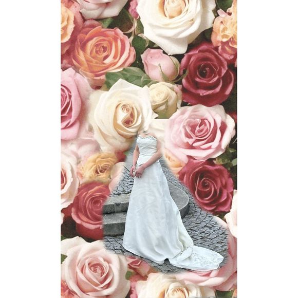 WhiteSize 4 A-line dress